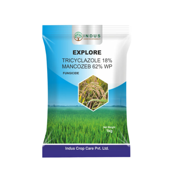 Tricyclazole 18% + Mancozeb 62% WP